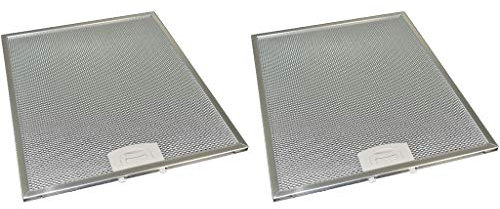 Ufixt Fits 2 x Universal Cooker Hood Metal Grease Filter 284mm x 352mm