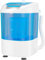GOPLUS Mini Machine à Laver, Lave-linge Semi-automatique Compact et Portable, 10 Minutes Lavage Rapide, Capacité de Lavage 2KG, pour Appartement et Dortoir, 36x34x51CM, Bleu+ Blanc