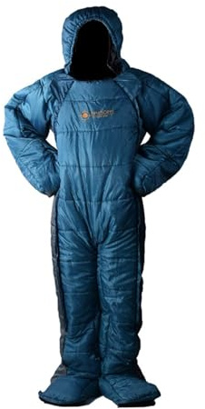 Bärbar sovsäck – Sovsäck för mamma, personlig sovsäck | Sovsäck ultralätt parkas quiltad varm termisk sovsäck med ben vuxen termisk rock vuxen vinter eller utomhus 4