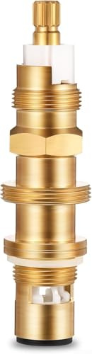 Noyau de soupape, remplacement pour poignées de douche et robinet 910 030, construction en cuivre conçue pour un débit d'eau fiable et précis dans différents modèles de plomberie (droite)