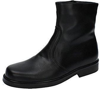 MADE IN SPAIN 501 Bota de Piel con Borrego para Caballero - Hechas en España Hombre Botas-Botines Negro 42