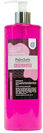 Palm Safe Bubble Gum Alcohol Hand Sanitiser 500 ml Pump Bottle