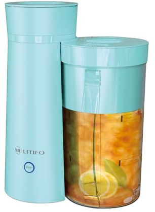 LITIFO Iced Tea Maker and Iced Coffee Maker Brewing System with 2-quart Pitcher, Perfect For Fruit Infused Tea, Lemonade, Flavored Water (Light Green)