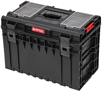 Qbrick System Cassetta Attrezzi Vuota Cassetta Porta Utensili Valigetta Lavoro 585 x 385 x 420 mm Nero ONE 450 2.0 Profi