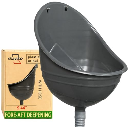 Urinoir de garage sans eau pour homme, urinoir mural en plastique pour homme, urinoir d'extérieur mural pour salle de bain, sans perçage, auto-adhésif pour homme