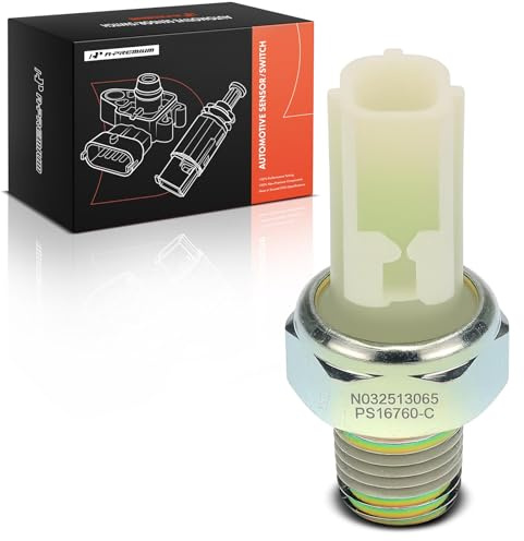 A-Premium Engine Oil Pressure Switch [1 Pin] Compatible with Ford, Lincoln & Mercury - Explorer, F-150, Edge, Escape, Expedition, Ranger, Aviator, Mark LT, MKS, MKT, Navigator, Mountaineer
