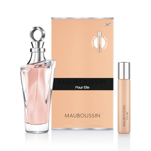 Mauboussin - Pour Elle 100 ml + 20 ml (Travel Spray) – Eau de Parfum für Damen – blumiger & fruchtiger Duft