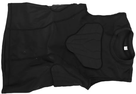 Bediffer Vadderad Väst för Ungdomsfotboll Andas, Förtjockad, Vadderad Skjorta för Barn Basketsport, Polyuretanmaterial (YXL)