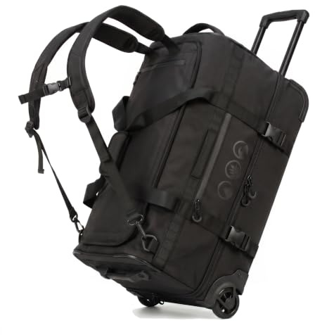 Sac de voyage XL avec roulettes 3 en 1, sac de voyage et trolley imperméable | Flow avec compartiment à chaussures et coins de protection pour homme et femme | Sac à dos de voyage en Ripstop de