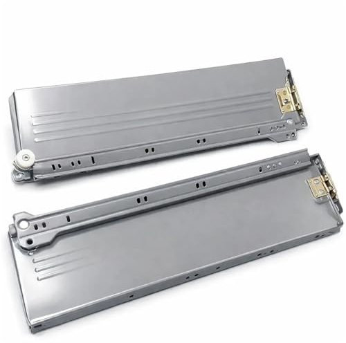 Coppia Guide Cassetto 50 cm, Metallo H12 cm
