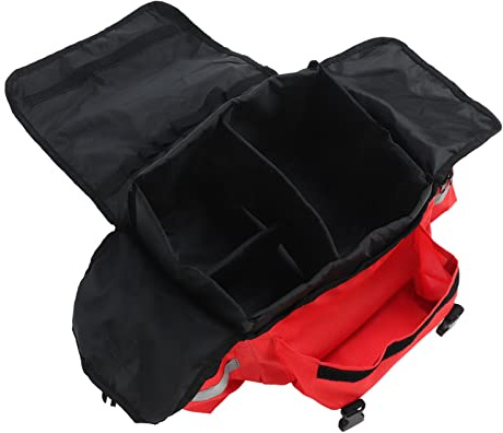 Kit Pronto Soccorso, Huairdum Borsa per Attrezzatura Antincendio, Borsa di Emergenza Grande Strip Tracolla Staccabile per Uso Esterno Kit Primo Soccorso Da Viaggio