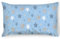 PinkZebra Kopfkissenbezug Kinder, Kissenbezug 40 x 80 cm aus 100% Baumwolle, Kissenhülle Jungen, Öko-tex Standard 100, Kinderbezüge mit Reißverschluss, Sterne Blau