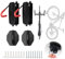 2-Pack Swivel Bike Wall Mount, Swivel Bike Hanger for Garage Heavy Duty Metal Bicycle Storage Hanger Rack Holder Vertical Bike Rack Wall Bike Rack Fits Tire Diameters Storage Hooks from 2in to 2.76in
