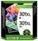 301XL Ink Cartridges Black and Colour Combo Pack Remanufactured for HP 301XL Ink Cartridges for Envy 4500 5530 5532 4502 4507 DeskJet 2540 2050 1050 OfficeJet 2620 2622 4630 4632 Printer 2-Pack