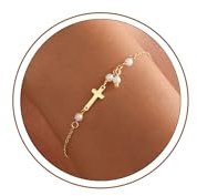 Turandoss Cross Bracelets for Women Christian Jewelry Gifts for Women Girls
