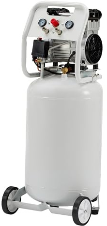 Albott 20 Gallon Vertical Air Compressor, 1.8 HP Electric Air Compressor with Copper Motor, 120 PSI Max, Portable Ultra Quiet Tank for Garage, Nailing, Tire Inflation