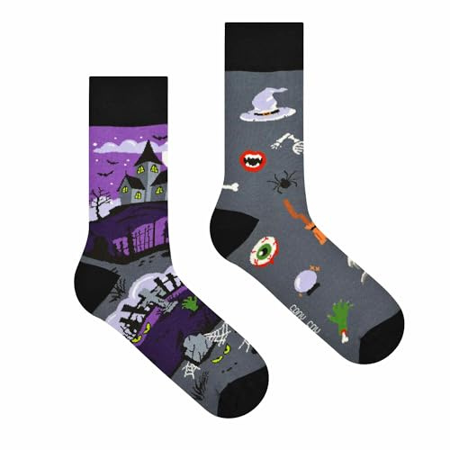Spox Sox Casual Unisex - Calcetines multicolores y coloridos para individualistas, Halloween, 40-43