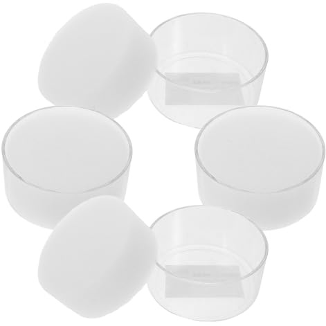 SOPOTUTU 4 Pezzi Di Spugna Per Ufficio Spugne Spugne Per Bicchieri Umidificatore Per Dita Umidificatore Per Banconote Bianco