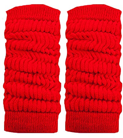 Toocool - Damen-Beinstulpen, Mädchen-Stulpen Ideal für Tanz, Modisch und warm Baby-Beinstulpen, Stulpen für Damen und Beinwärmer LO-LW01 [Eine Größe, Rot]