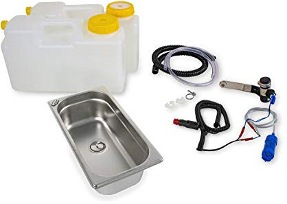 12 Volt Wasserversorgung Miniküche Küchenblock Reiseküche Wohnmobil Bus VW T3 T4 T5 325x176x100 mm(ad-ideen)