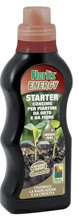 Flortis, Energy Starter, Concime per Piantine da Orto e Fiore, a Base di Fosforo, Idoneo a Rinforzare le Piante, Formato da 500 g