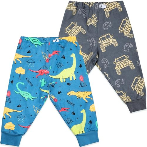 MooMoo Baby Waterproof Diaper Pants for Potty Training 2 Packs Overnight Potty Training Pants for Boys