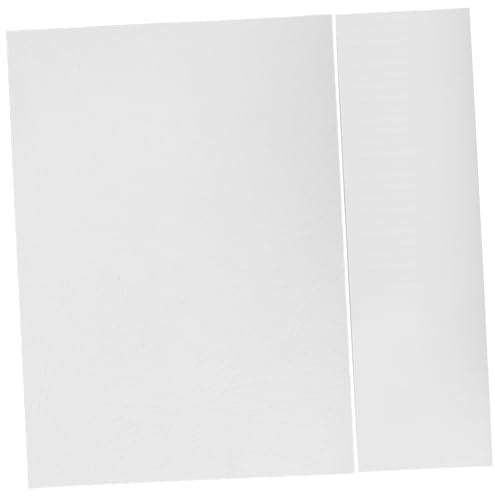 SECFOU A5 White Thermal Binding Covers 100 Sheets Textured Paper Binder Accessories for Office Supplies Presentation Reports and School Project File Protection