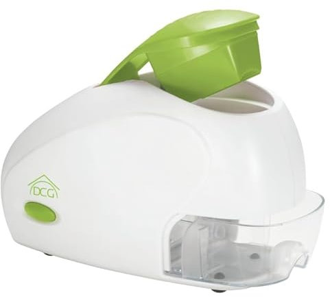 Wintem Grattugia Elettrica 30,1x19,5x14,9cm 250W - Adatta Anche per Pane Secco e Ingredienti Duri - Vaschetta Porta Formaggio Estraibile - Piedini Antiscivolo - Facile da Usare - Tasto d'Accensione