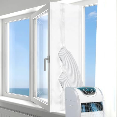 Joint de fenêtre de climatisation - 300 cm - Pour climatiseurs mobiles, climatiseurs, sèche-linge, fenêtres à battants