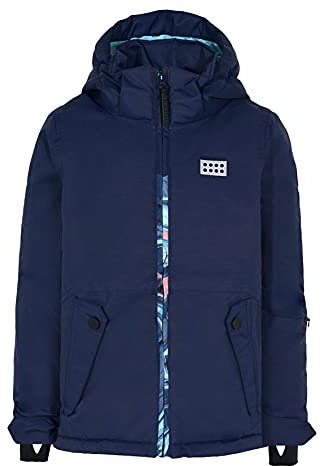 Lego Wear Jungen Lego Wear Jungen Tec Ski/Snowboardjacke Winterjacke Cool Serie 100% Wasserdicht, Winddicht, Atmungsa Jacke, 517, 110 EU