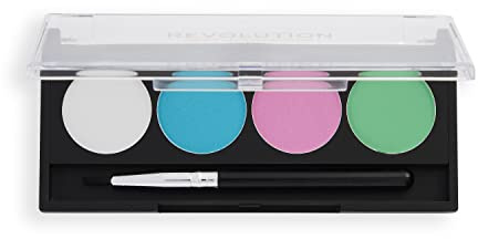 Makeup Revolution, graphic Liner Palette, Eyeliner Coloré, Palette d'Eyeliner, Pastel Dream, 4 Ombres, 5.4g