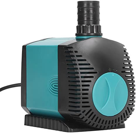 Pompe à Eau Submersible, 2500L/H 50W Pompe Submersible à Aspiration Latérale à Conversion de Fréquence Pompe de Fontaine Ultra Silencieuse avec 3 Buses pour Aquarium de Bassin