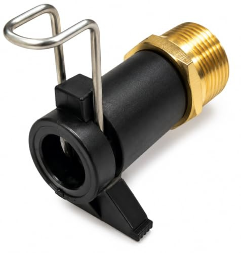 M&M Smartek Adaptador de alta presión para conector de manguera/convertidor para limpiador de alta presión compatible con/como Kärcher, Black & Decker, Nilfisk G1/4 o con M22 IG (Opción B para Black
