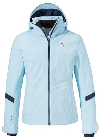 Schöffel Damen Jacket Kanzelwand L Ski, Airy Blue, 48 EU
