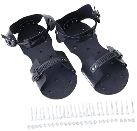 Zapatos aireadores de césped con picos de metal para construcción de suelos epoxi e instalación de cubiertas de revestimientos resinosos, talla UE 38-45, clavo de 4,5 cm