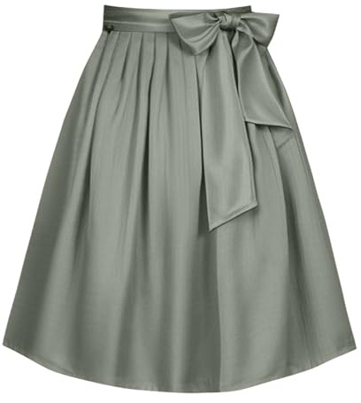 Dirndl förkläde enkelt dirndlförkläde med rosett smutsavvisande Dirndlförkläden dräkter förkläde med knytband Dirndl förkläden kvinnor för bayersk oktoberfest outfit