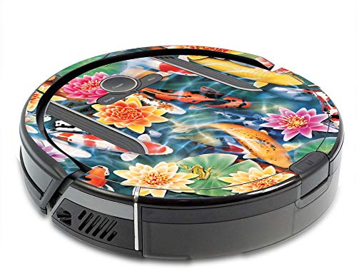 MightySkins Skin Compatible with Shark Ion Robot R85 Vacuum Minimum Coverage - Koi Pond | Protective, Durable, and Unique Vinyl wrap Cover | Easy to Apply, Remove, and Change Styles | Made in The USA