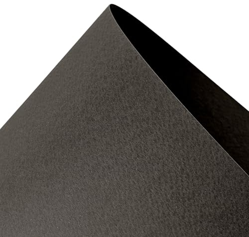 Netuno 100x grijs karton A4 210 x 297 mm 220g Prisma Piombo karton met reliëf aan één zijde voor uitnodigingen decoratie scrapbooking knutselen wenskaarten visitekaartjes