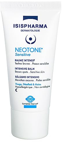 ISISPHARMA NEOTONE KÄNSLIG – Micellärt vatten för att minska mörka fläckar och graviditetsfläckar – nattvård makeupborttagare för känslig hud – brunt sjögräs från Brittany och sheasmör – tillverkad i