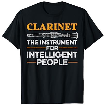 Fanfare Drôle Cadeau Pour Le Clarinettiste Clarinette T-Shirt