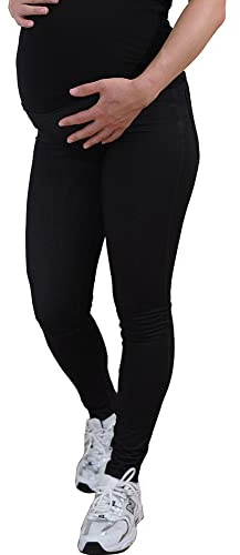 Mamatoto Maternity Jeggings Soft Stretch Cotton Pregnancy Leightweight Denim Adjustable Waist