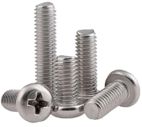 RKODRSMG 30/50/100pcs M2M 2.5M3M4316 Vite a Testa Tonda in Acciaio Inossidabile Vite a Testa semicircolare(20mm,M3-50PCS)