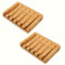 Seifenablage Waschbecken 2 Stück Seifenschalen, Seifenschale Holz Seifenschalenhalter Seifenhalter Waschbecken Seifenschale mit Ablauf Soap Holder für Bad Küche Theke Zubehör Lagerung