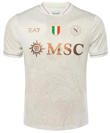SSC NAPOLI Maglia Replica Away 2025/2026, EA7 Prodotto Ufficiale, Taglia L