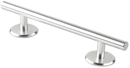 MagiDeal Barandilla Redonda para Fingerboard, Mini monopatín de Dedos, rampa/barandilla. Un Regalo Original y Divertido. Accesorio de Entrenamiento para, Plata 20cm
