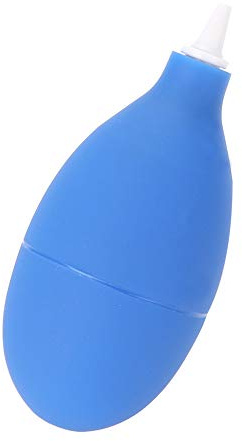Naroote Pulitore della Pompa del Soffiatore di Polvere Controllo Preciso per la Pulizia del Filtro Dell'obiettivo della Tastiera del Telefono Dell'orologio della Fotocamera Nero Blu 3.74 * 1.97 *