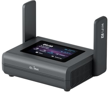 GL.iNet Slate 7 Pro (GL-BE10000) Router Wi-Fi 7 Viaje, 6GHz, 2,5G, OpenWrt