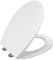 Soft Close Toilet Seat, Oval Standard Size Toilet Seat, Quick-Release for Easy Cleaning, Durable Loo Seat, Comes with Top Fitting by AAN®