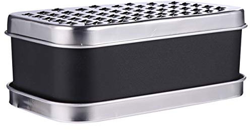 Cabilock Caja de Acero Inoxidable Rallador para Verduras Queso Jengibre Cebolla Picadora Cortadora de Patatas Tomate Rallador Cocina Mano Rallador Contenedor de Almacenamiento
