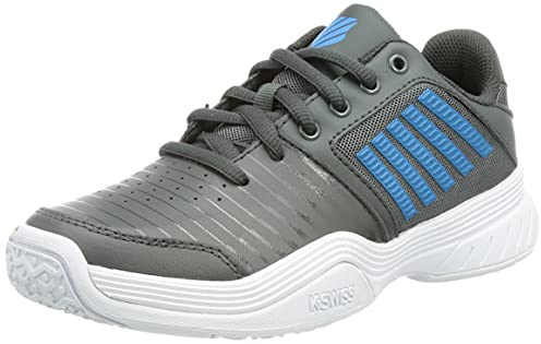 K-Swiss Performance Chaussures de Tennis Unisexes pour Adulte, Dark Shadow White Swedish Blue, 12.5 Little Kid